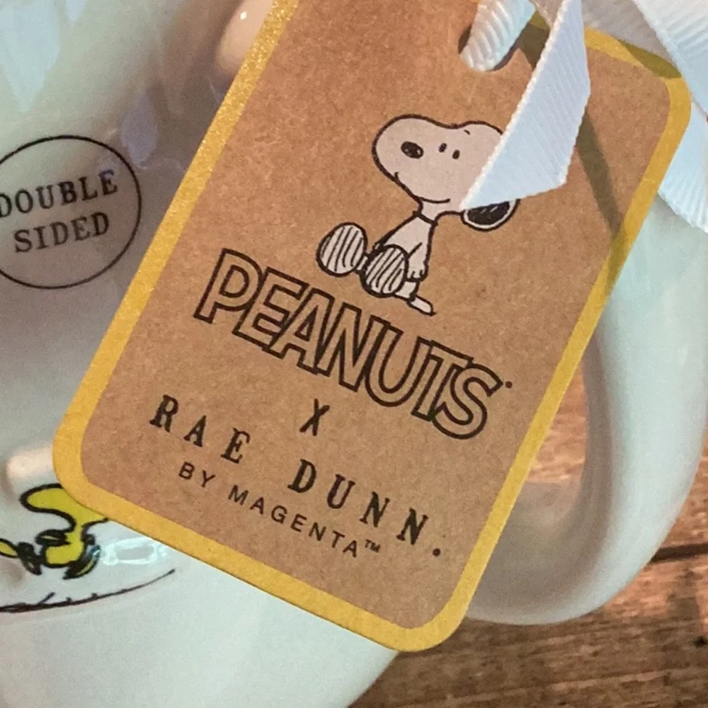 Rae Dunn x Peanuts Football Mug